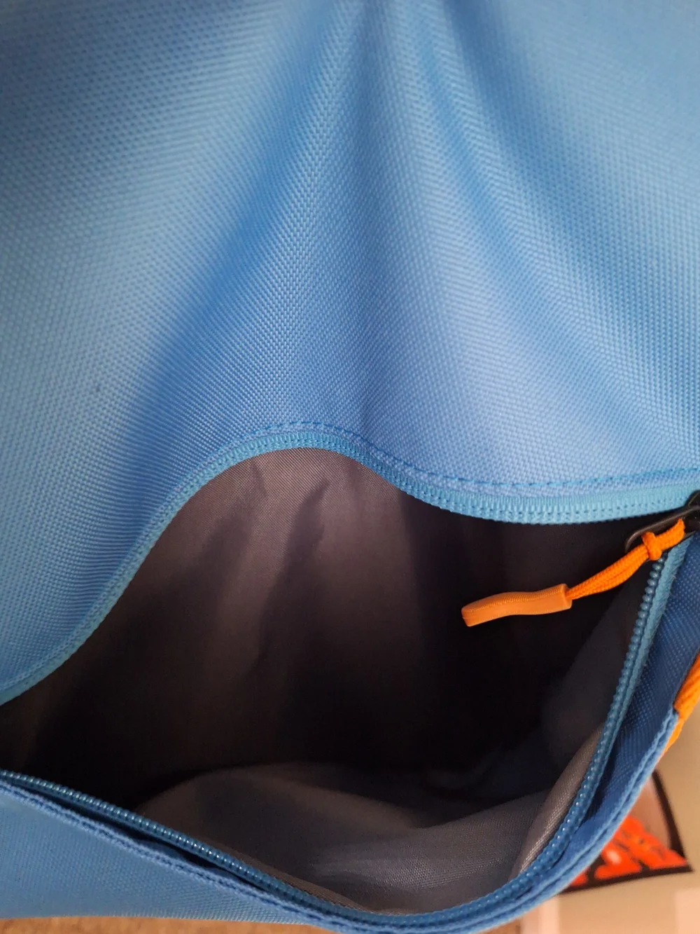 Embark Kids Blue Backpack with Orange Accents
